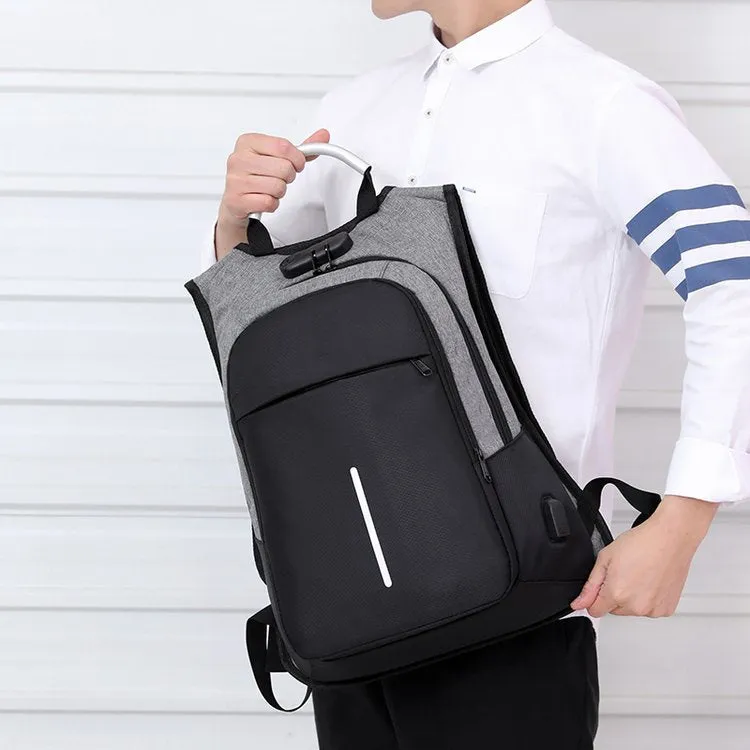 15.6-inch laptop bag password lock backpack