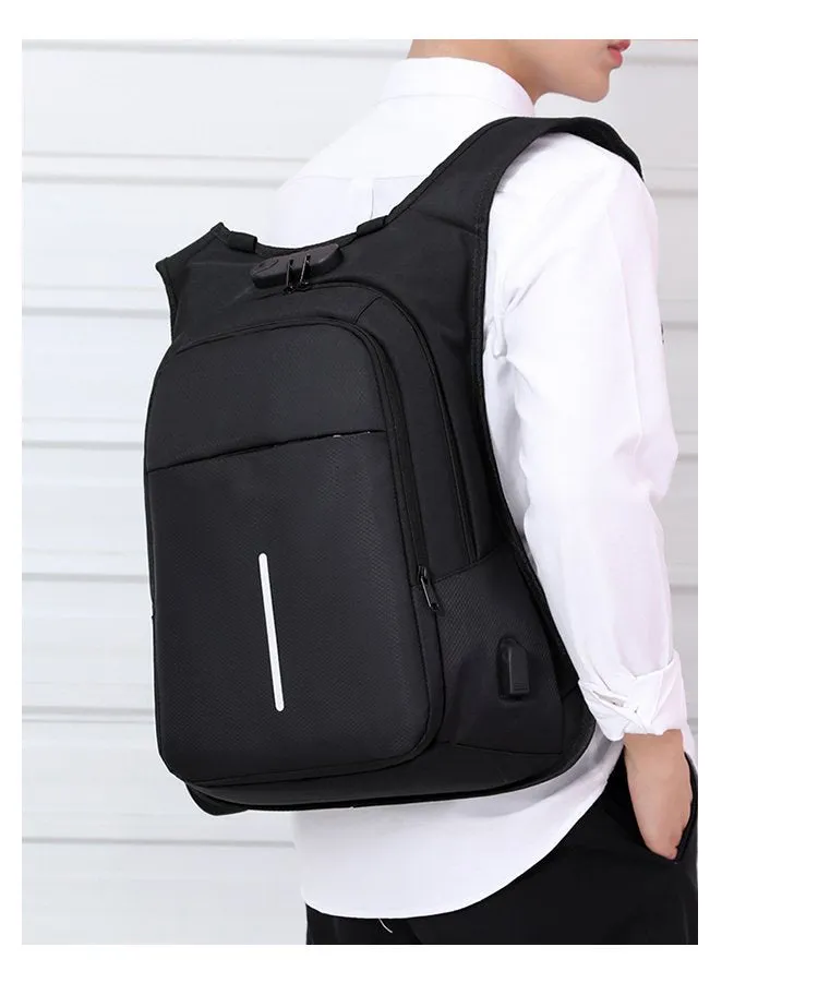 15.6-inch laptop bag password lock backpack