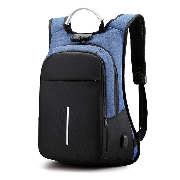 15.6-inch laptop bag password lock backpack