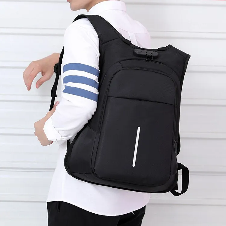 15.6-inch laptop bag password lock backpack