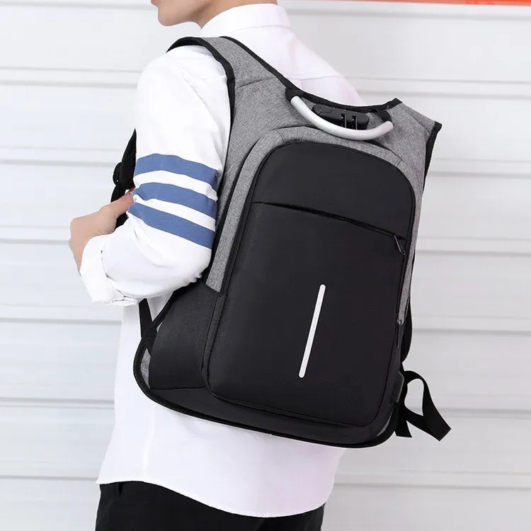 15.6-inch laptop bag password lock backpack