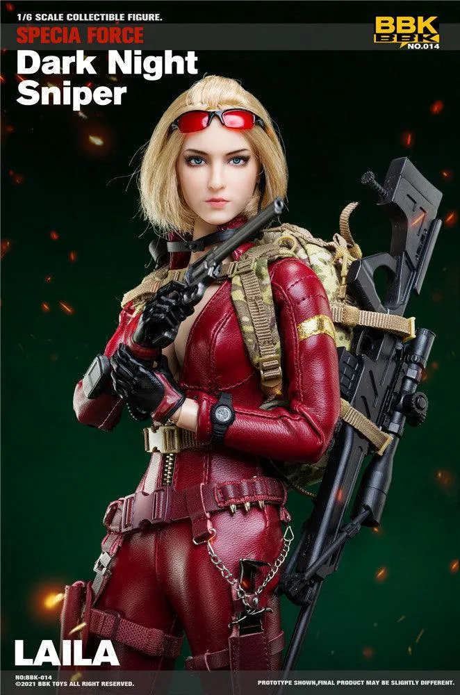 1:6 Dark Night Sniper Laila Action Figure