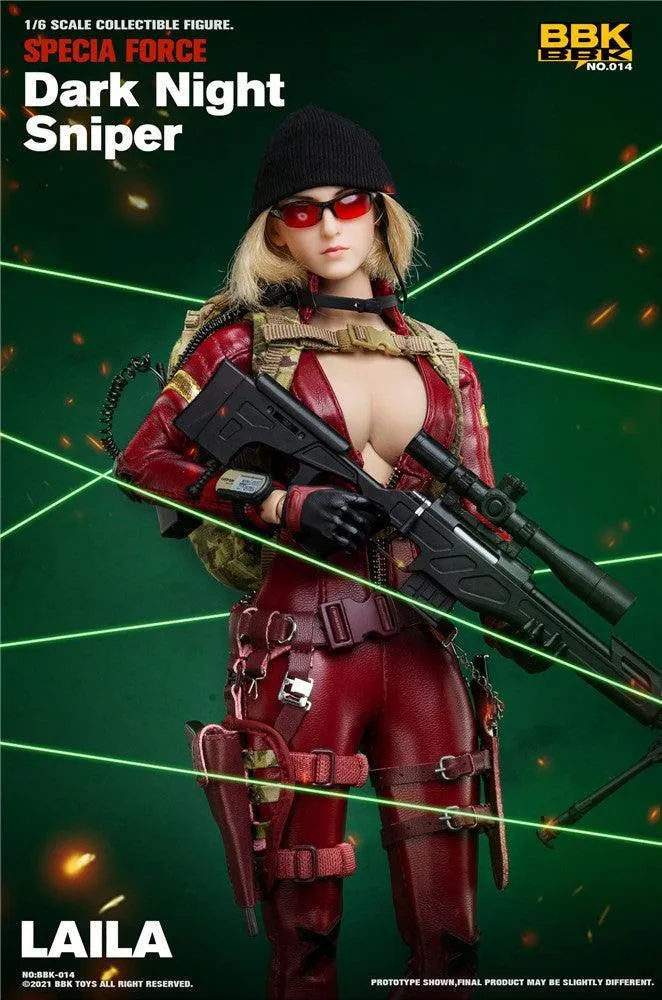 1:6 Dark Night Sniper Laila Action Figure