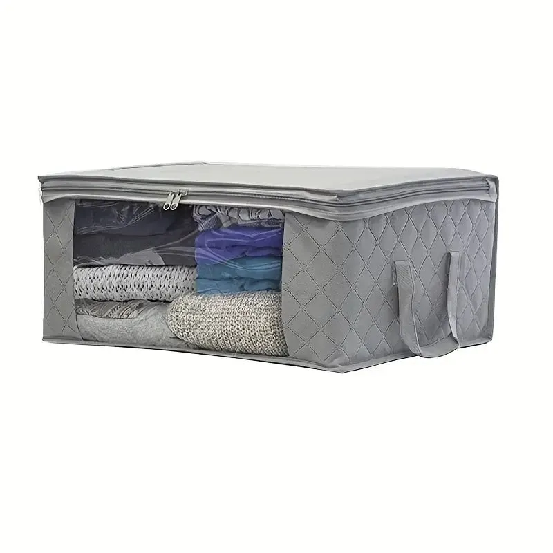 3-Piece Set: Foldable Storage Bags - Large Capacity Clothes Storage Containers