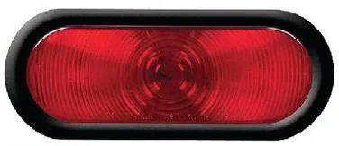 6" Red Oval Stop/Signal Light Kit (Pigtail)