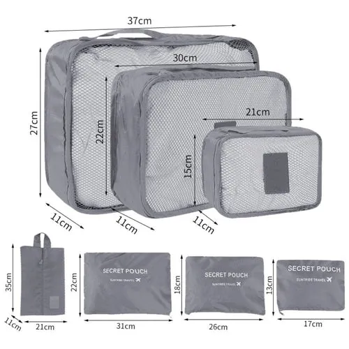 7 pcs Suitcase Organizer Bags Set