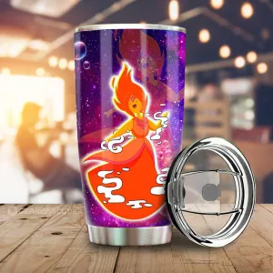 Adventure Time Fire Princess Galaxy Stainless Steel Tumbler Cup Custom