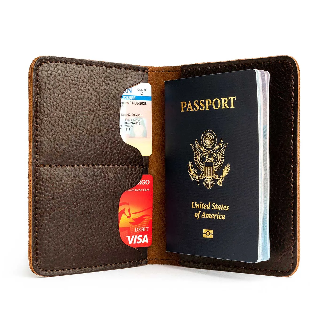 'Almost Perfect' Leather Modern Passport Holder