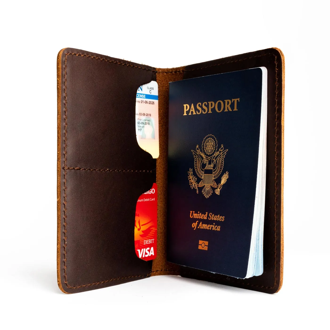 'Almost Perfect' Leather Modern Passport Holder