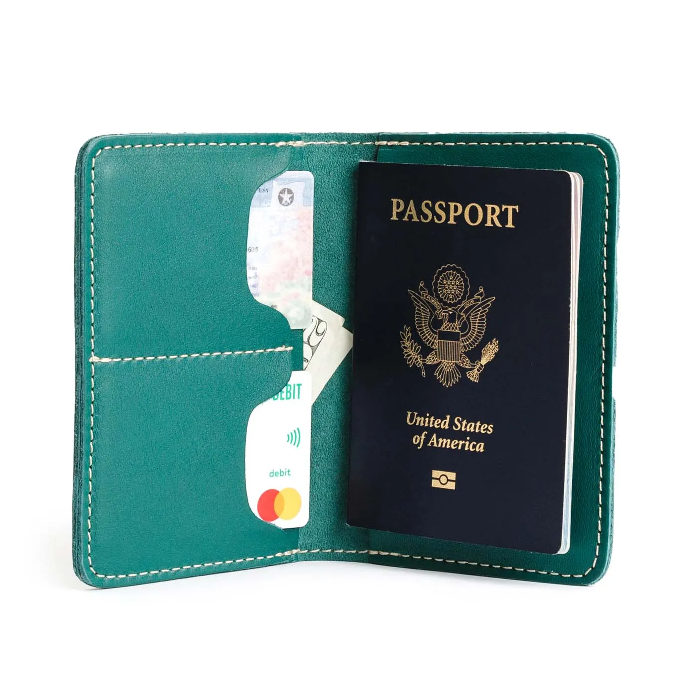 'Almost Perfect' Leather Modern Passport Holder