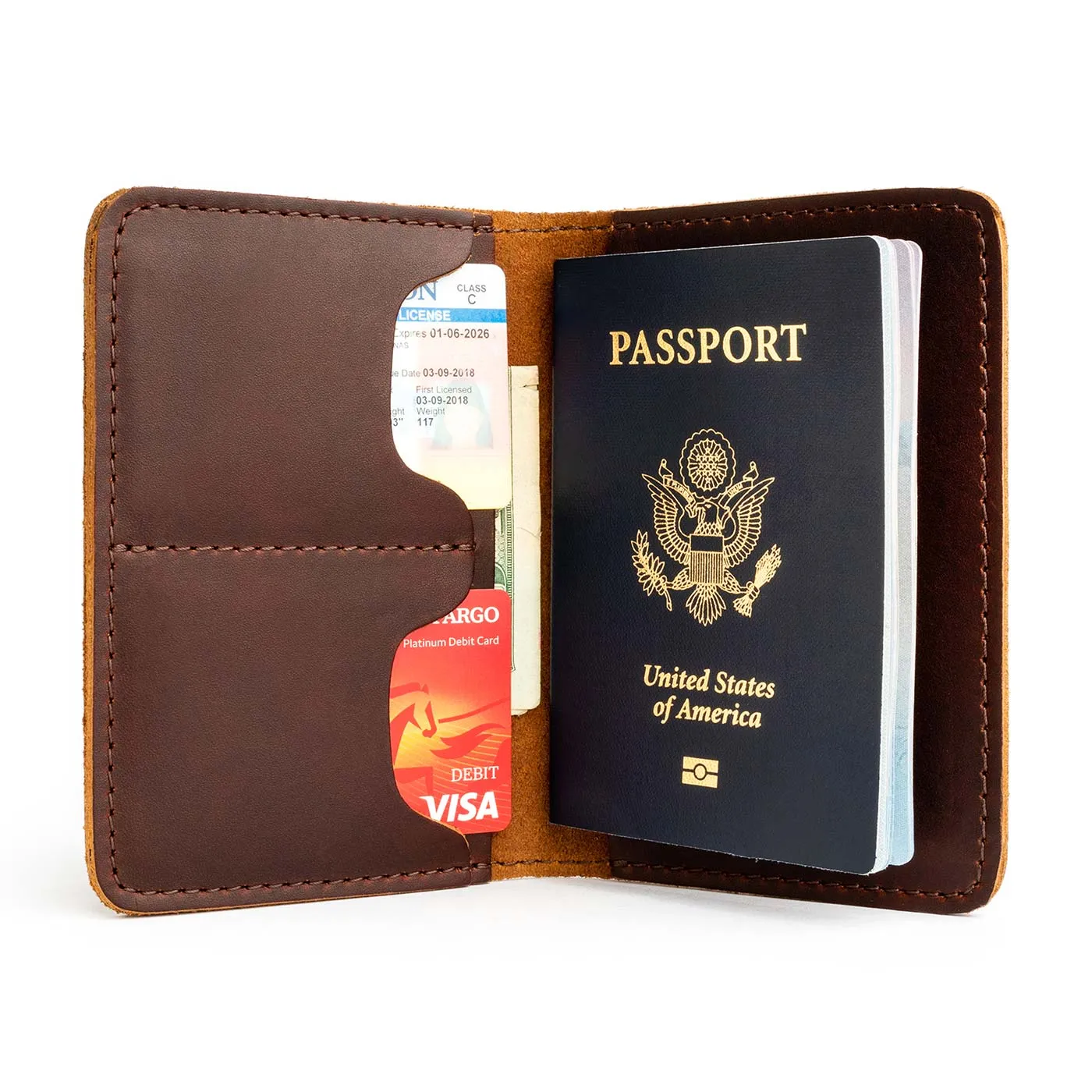 'Almost Perfect' Leather Modern Passport Holder