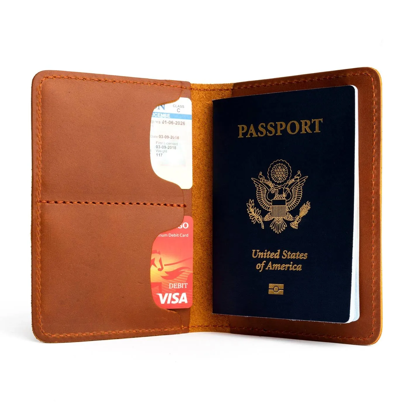 'Almost Perfect' Leather Modern Passport Holder