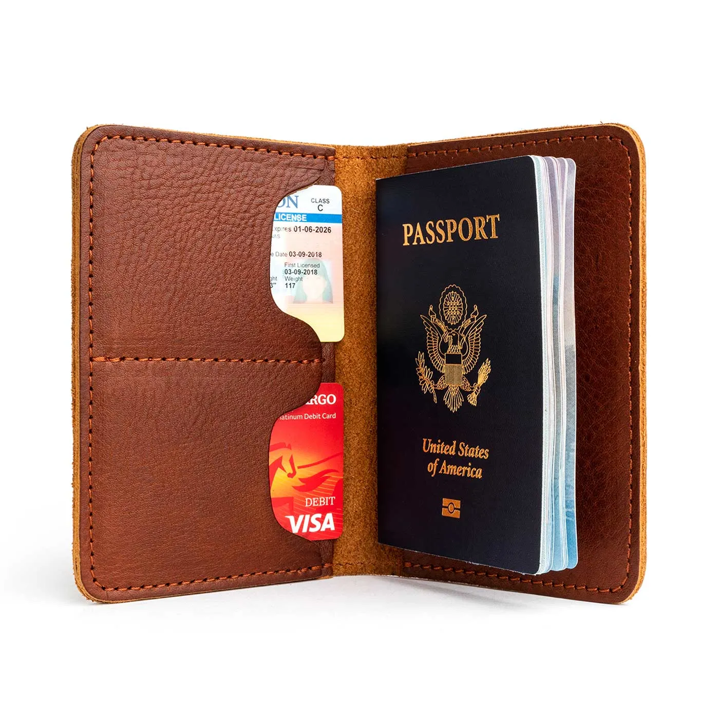 'Almost Perfect' Leather Modern Passport Holder