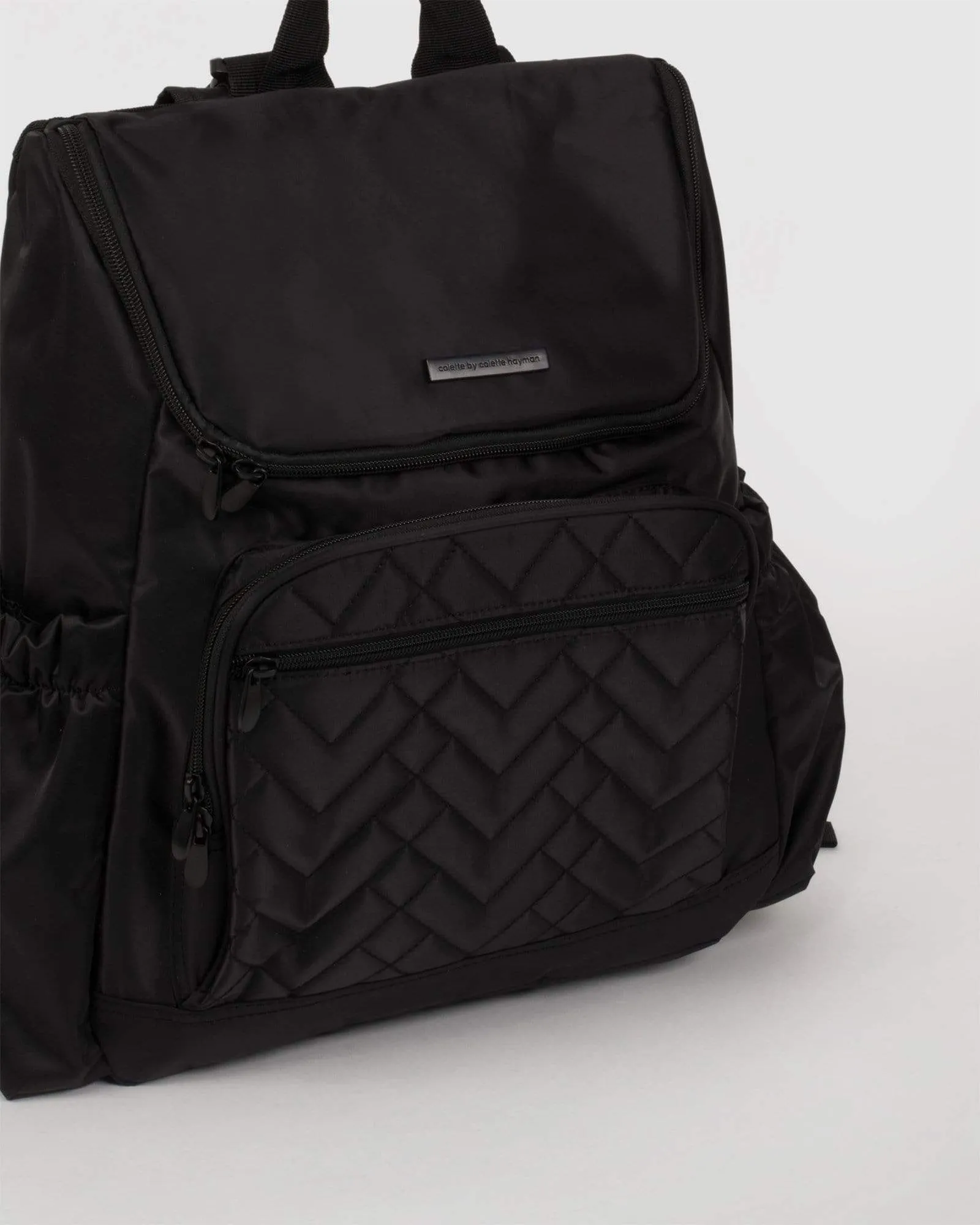 Black Baby Bag Backpack