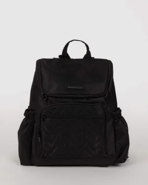 Black Baby Bag Backpack