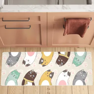 Cat Lover Floor Mat 48"x17"