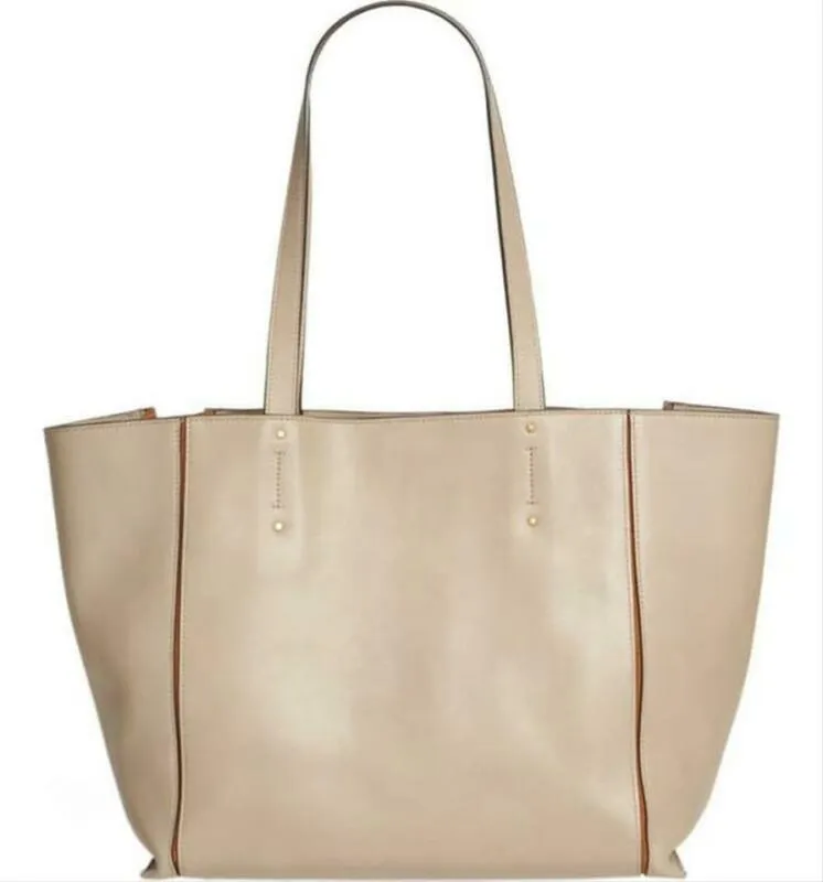 Chloé Milo Motty Grey Leather Tote