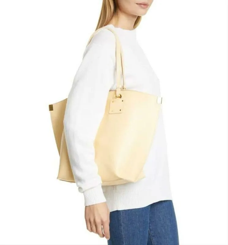 Chloé Vick Blondie Beige Leather Tote