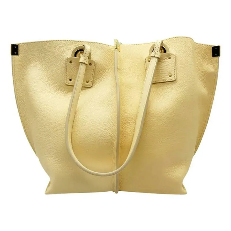 Chloé Vick Blondie Beige Leather Tote