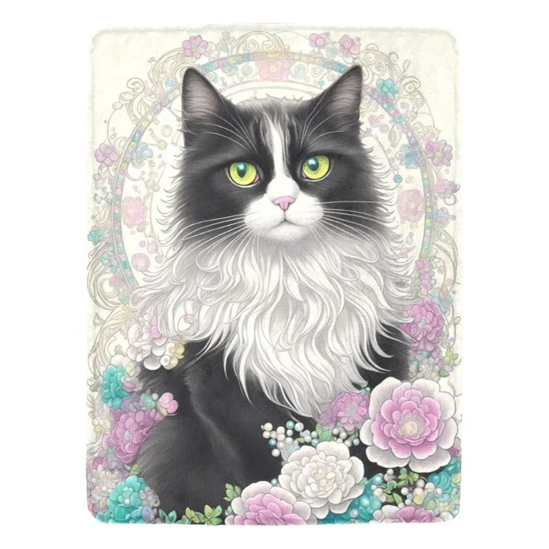 Cute Cat Soft Fleece Blanket 60" x 80"