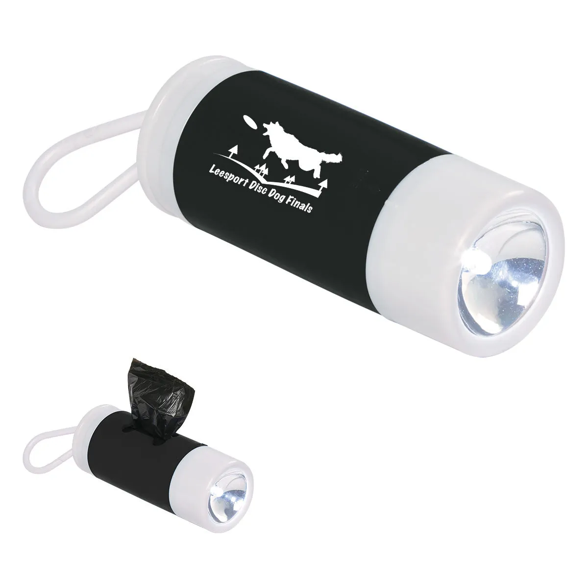 Dog Bag Dispenser with Flashlight