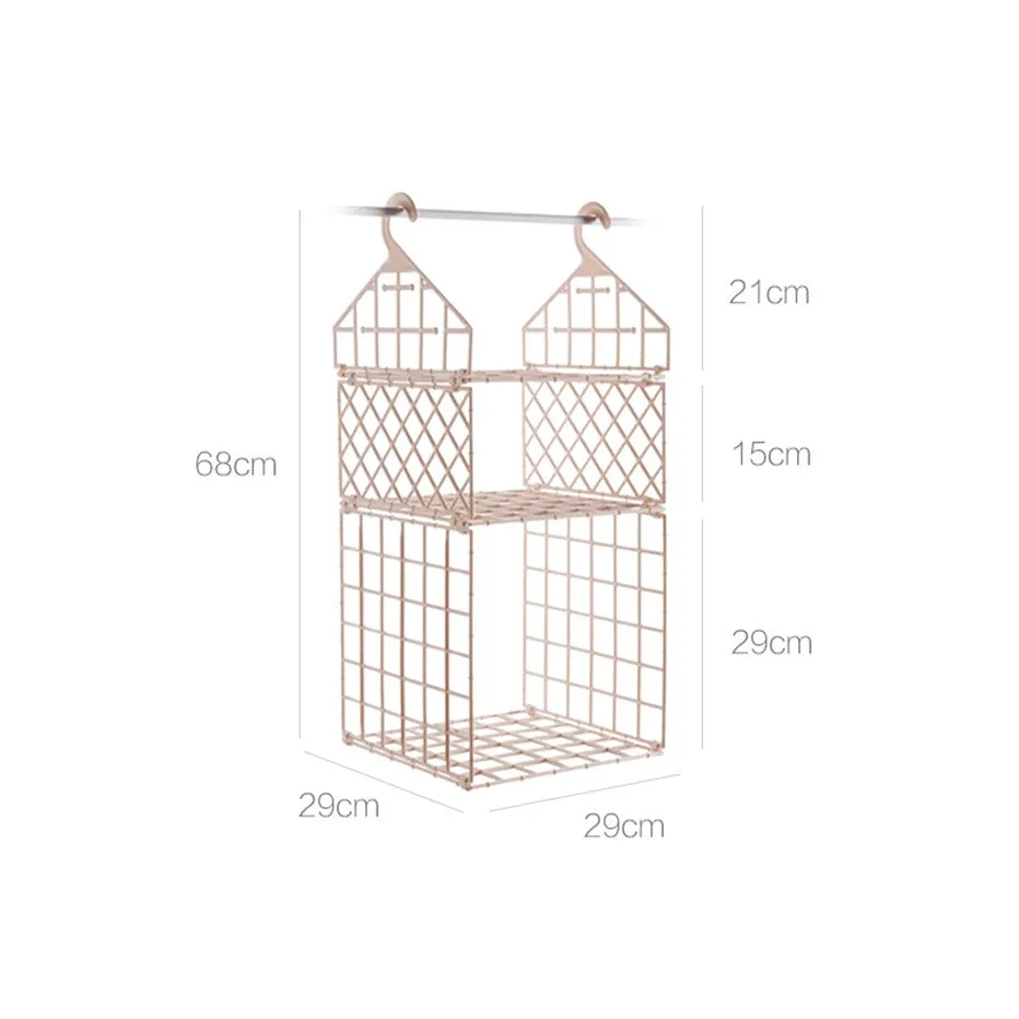 Foldable Wardrobe Multilayer Storage Rack