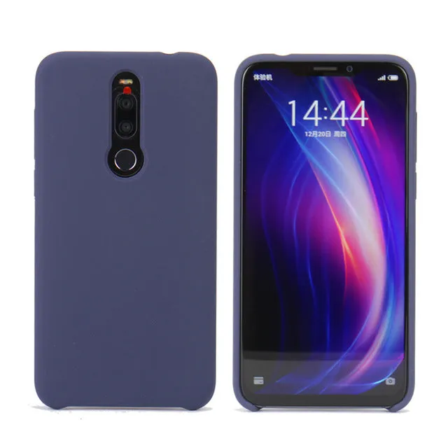 GKK Case for Meizu 16s Case Liquid Silicone Soft TPU Baby Skin Feeling Shockproof Cover for Meizu 16s Phone Coque Coque