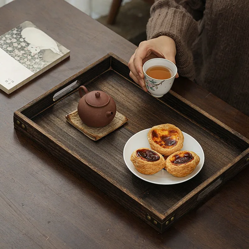 Gohobi Lightweight Wooden Serving Tray