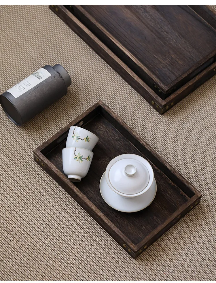 Gohobi Lightweight Wooden Serving Tray