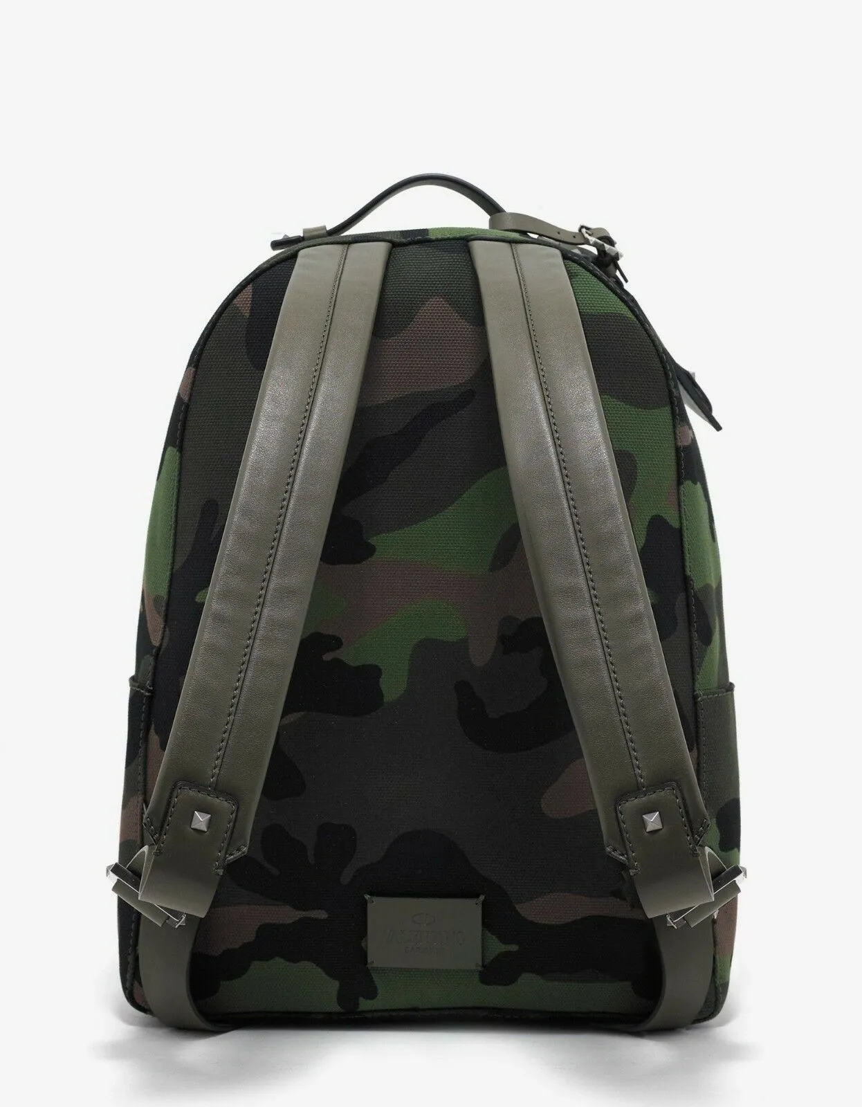 Green Camo 'Mariposa' Print Canvas Backpack