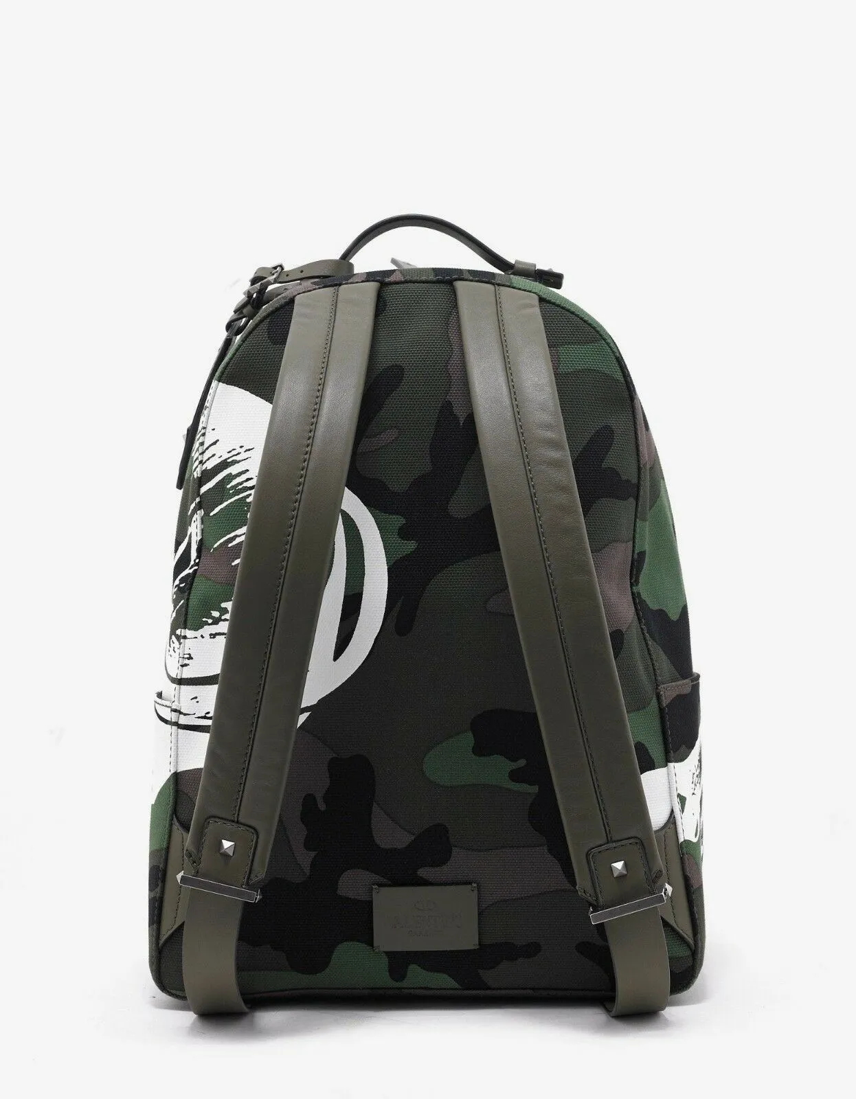 Green Camo Panther Print Backpack