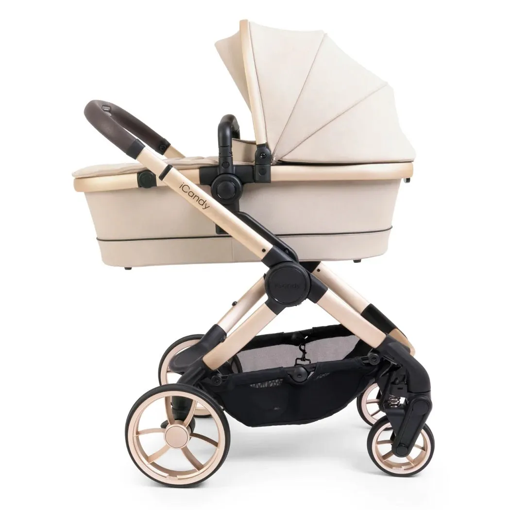 iCandy Peach 7 Pram Pushchair Complete Bundle (Biscotti)