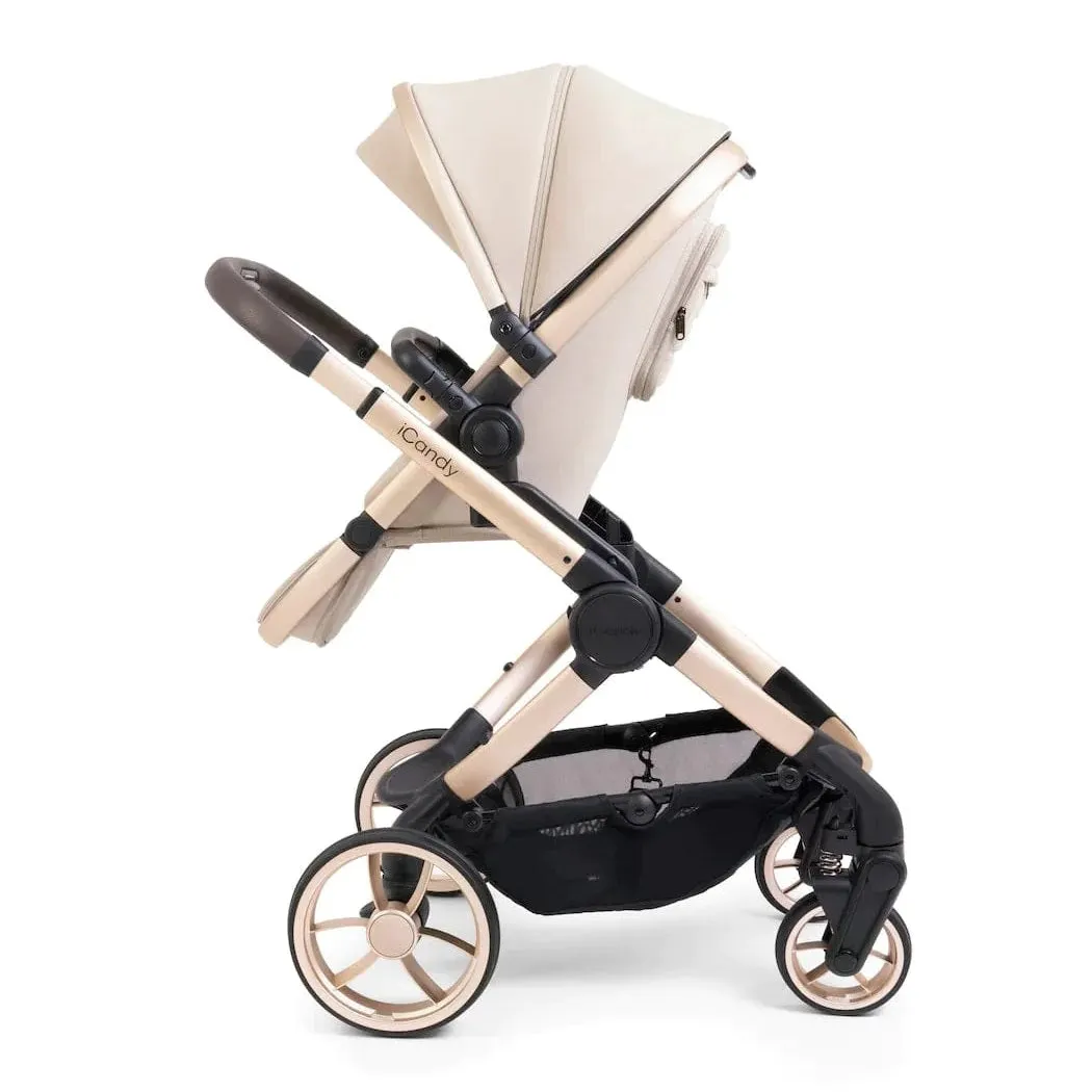 iCandy Peach 7 Pram Pushchair Complete Bundle (Biscotti)