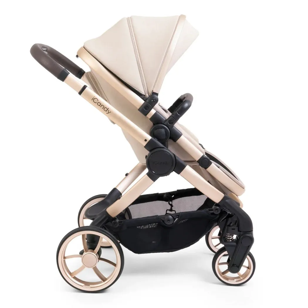 iCandy Peach 7 Pram Pushchair Complete Bundle (Biscotti)