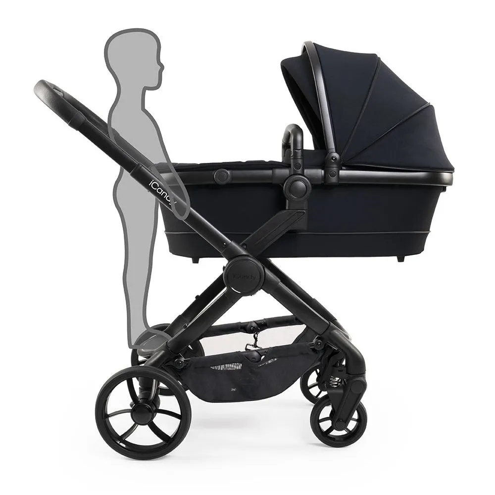 iCandy Peach 7 Pram Pushchair Complete Bundle (Black Edition)