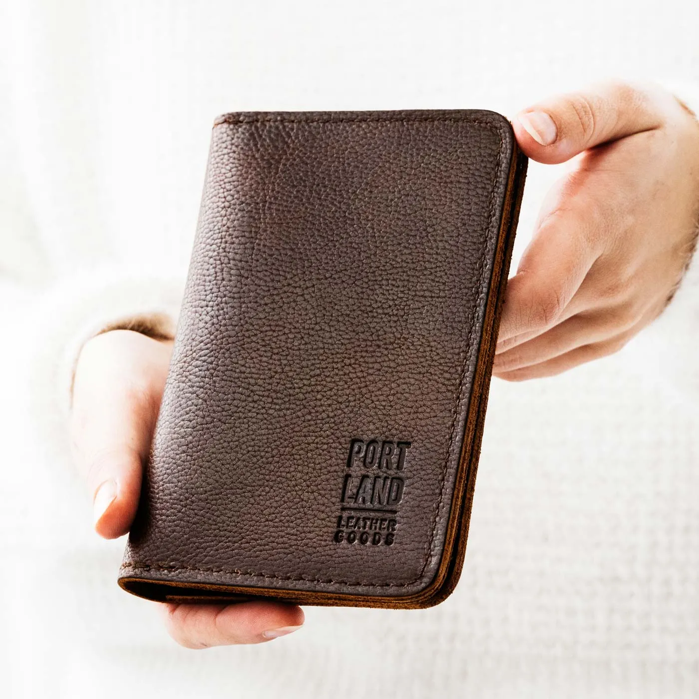 Leather Modern Passport Holder