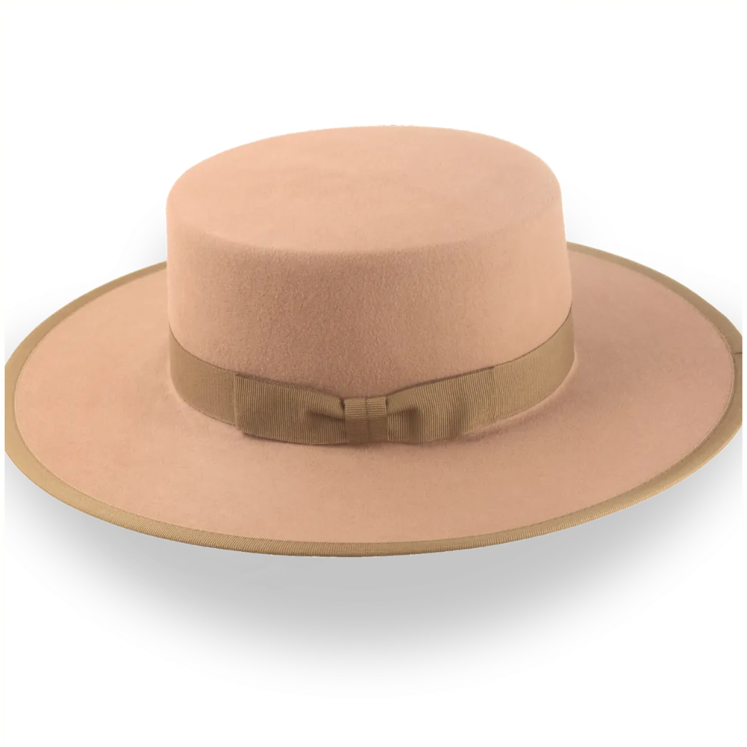 Light Brown Felt Cowboy Hat - Custom Fit and Durable Style | The Gaucho