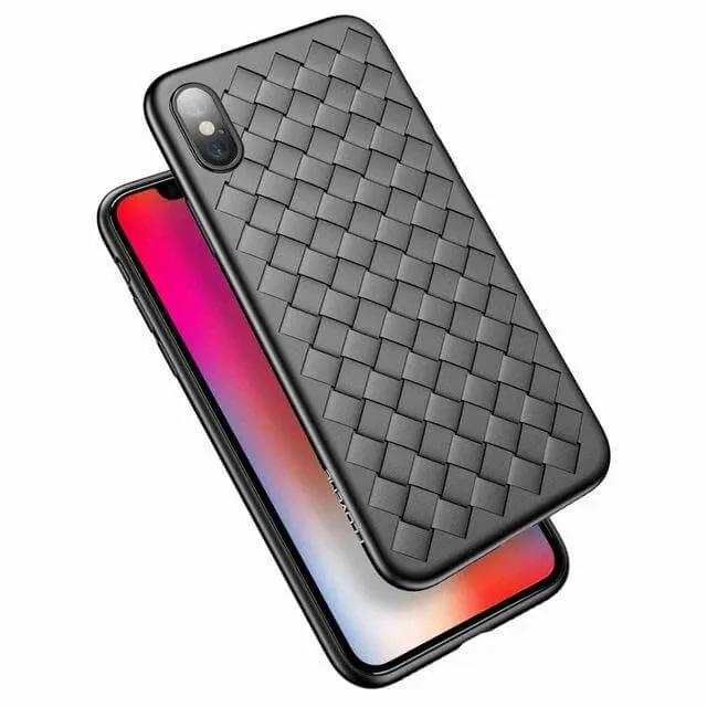 Luxury Ultra Thin Grid Case For Iphone Models