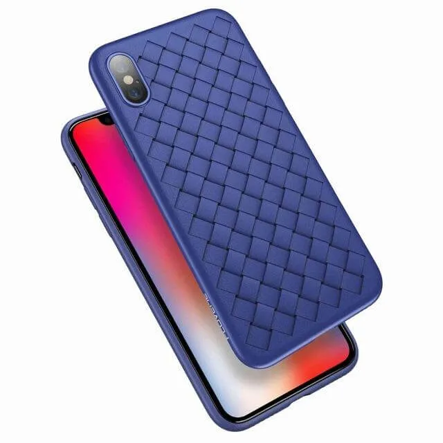 Luxury Ultra Thin Grid Case For Iphone Models