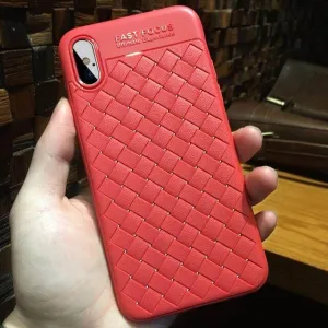 Luxury Ultra Thin Grid Case For Iphone Models