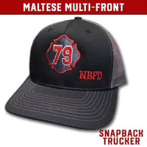 Maltese Multi Front Custom Hat - Snapback Trucker