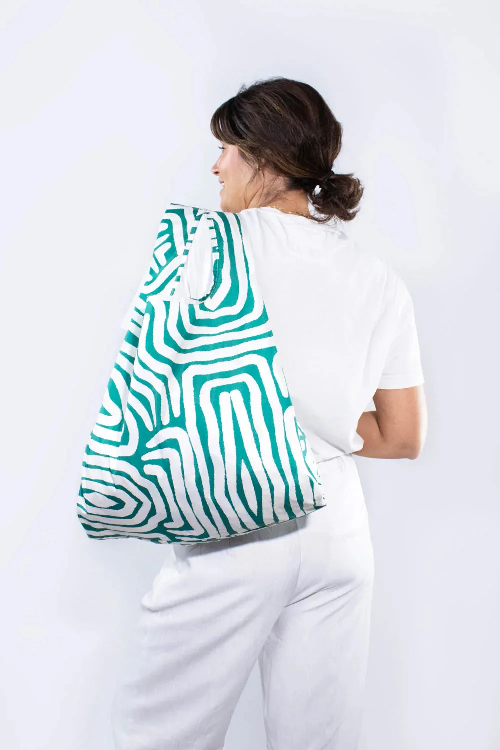 Medium Reusable Bag - Lines