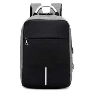 Men's business casual password lock anti-theft backpack