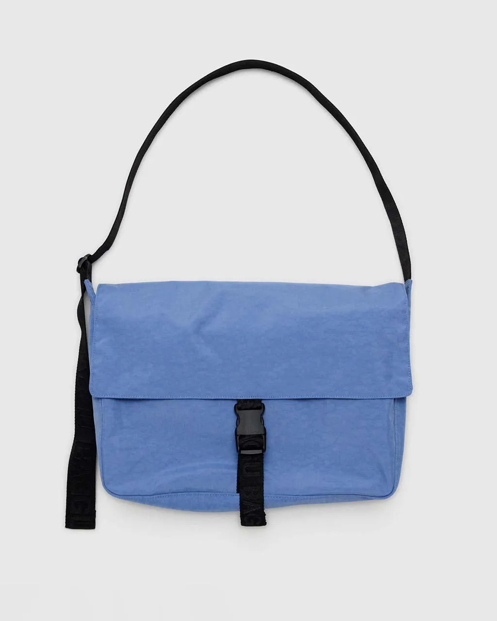 Nylon Messenger Bag - Pansy Blue