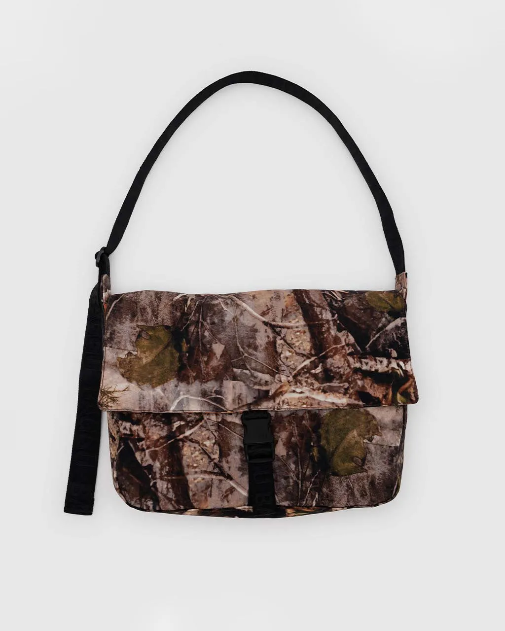 Nylon Messenger Bag - Photo Forest