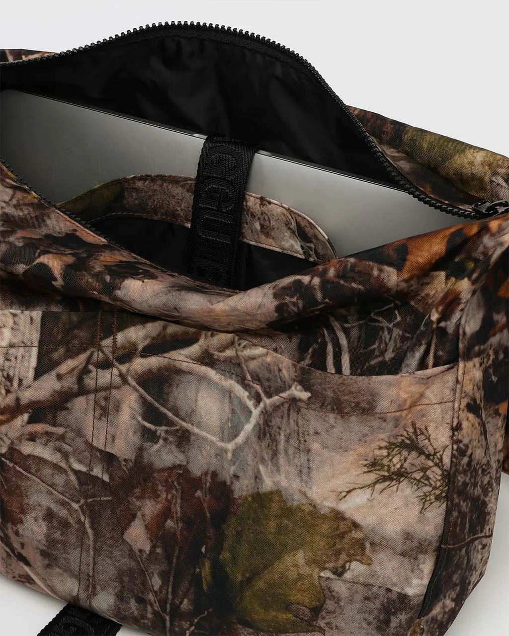 Nylon Messenger Bag - Photo Forest