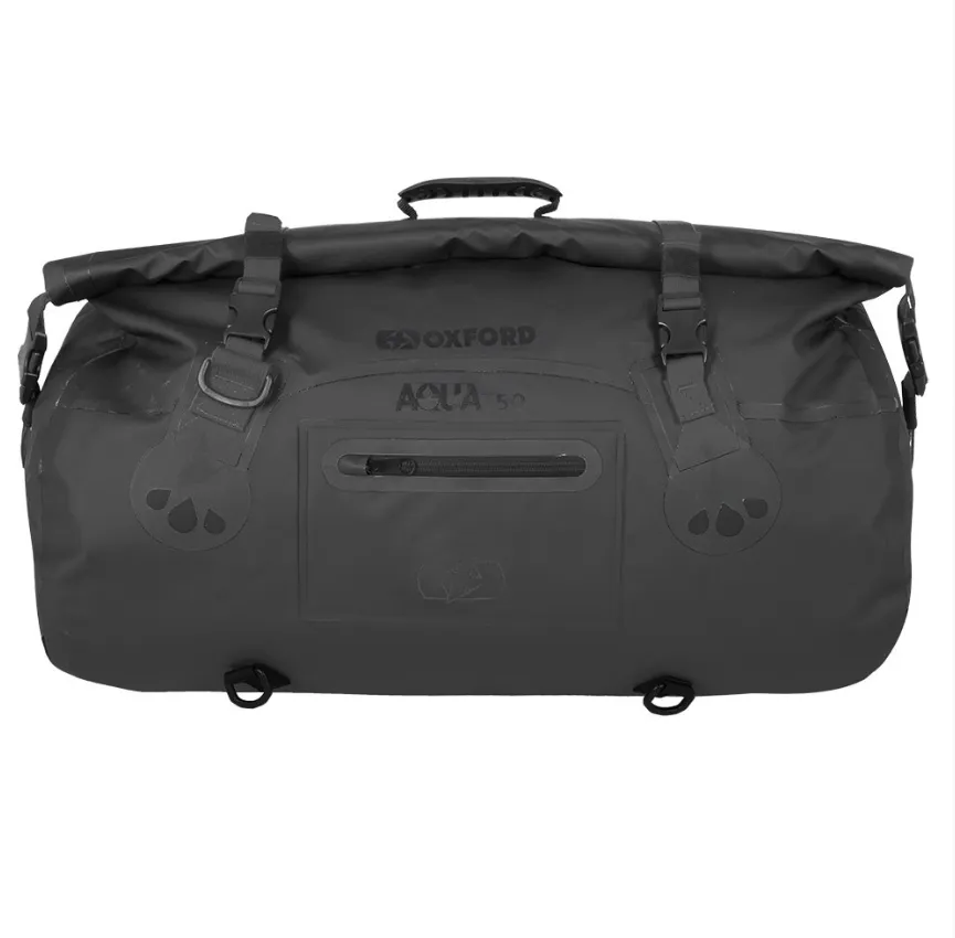 Oxford Aqua Waterproof T50 Black Roll Bag