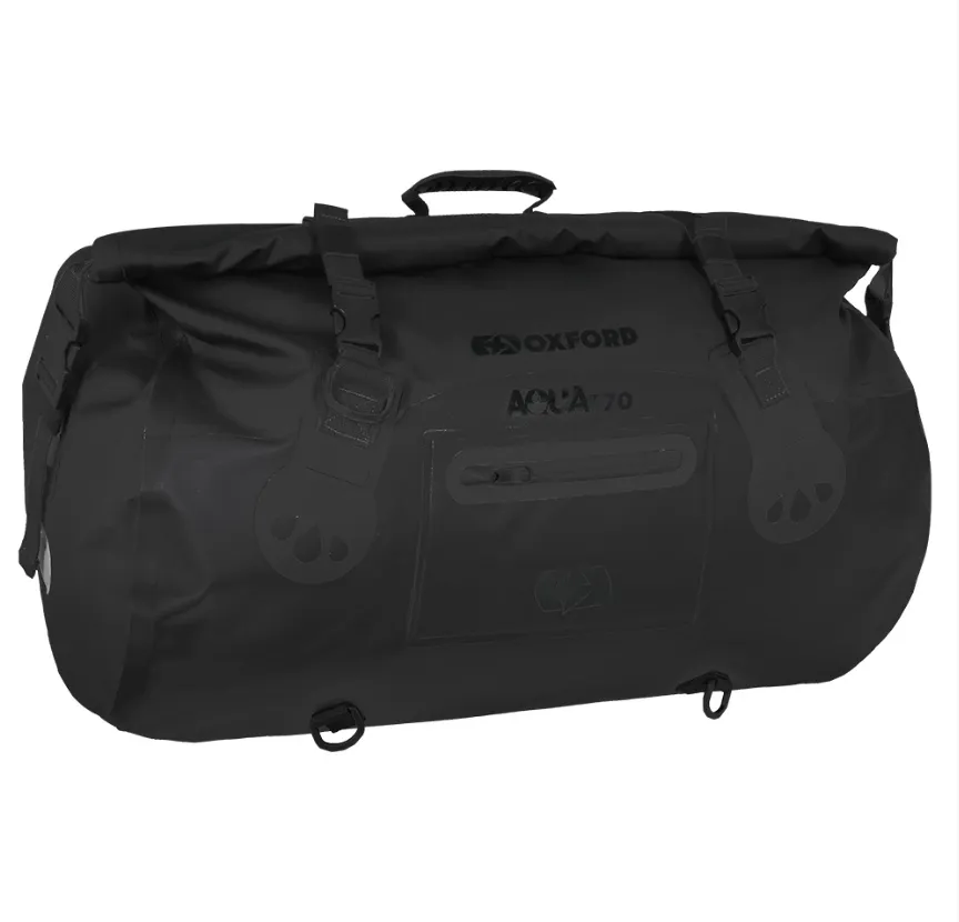 Oxford Aqua Waterproof T70 Black Roll Bag