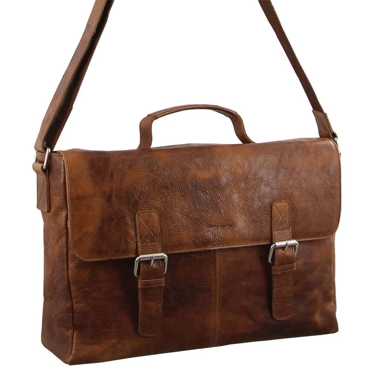 Pierre Cardin PC2801 Cognac Computer Bag