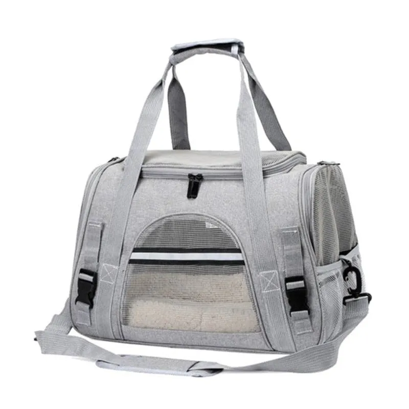 Portable Cat Carrier Travel Bag Airline Approved Pet Messenger